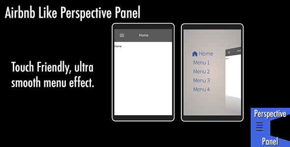Airbnb Like Perspective Panel icon