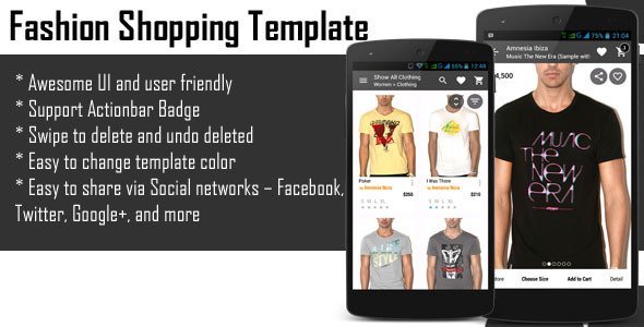 Android Fashion Shopping Template