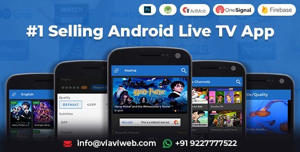 Android Live TV ( TV Streaming, Movies, Web Series, TV Shows & Originals) icon