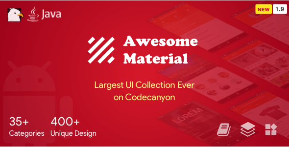 Awesome Material (Google Android Material Design UI Components and Template Collection) 1.9 icon