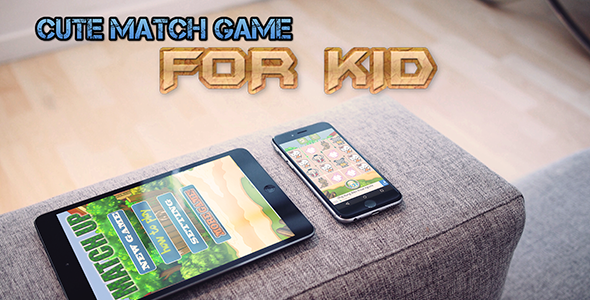 Cute Memory Game for Kids with Admob