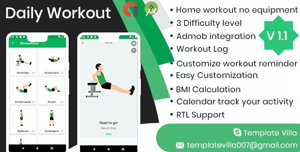 Daily Workouts - No Equipment Required icon