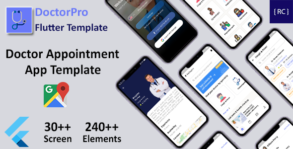 Doctor Appointment Booking Android App + Doctor Appointment iOS App Template Flutter | DoctorPro icon