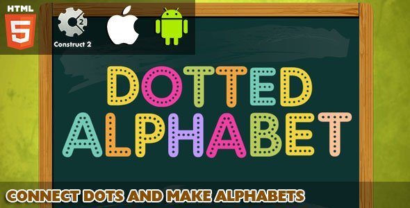 Dotted Alphabet - HTML5 Game (Capx) icon