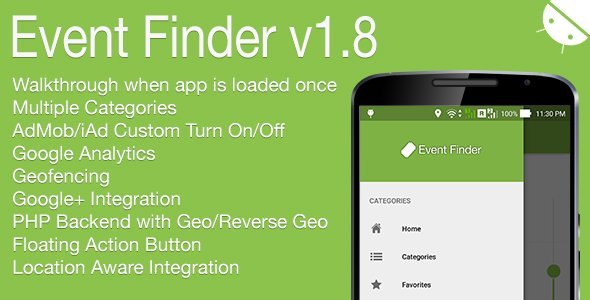 Event Finder Full Android Application v1.8 icon