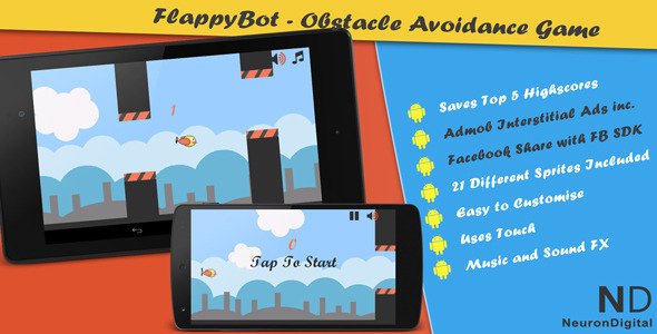 FlappyBot - An Obstacle Avoidance Game