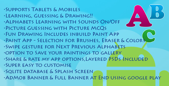 Fortin Kids Application - Learn - Guess - Paint icon