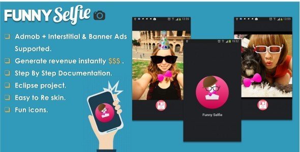 Funny Selfie Camera App icon