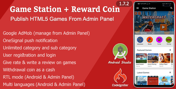 Game Station + Reward Coin icon