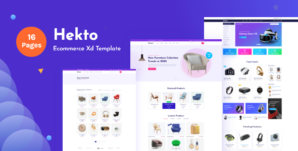 Hekto-Ecommerce Xd Template icon