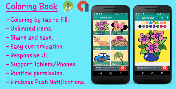 Kids Coloring Book for Android icon