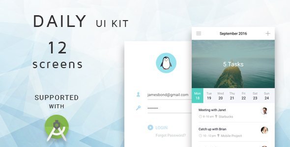 Knock UI KIT with Source Code