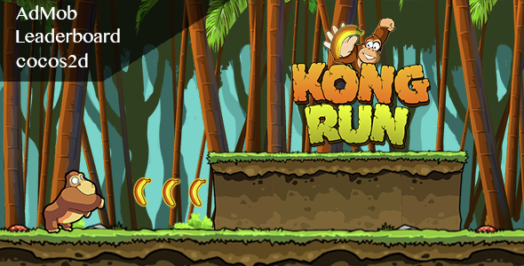 Kong Run - Admob + Leaderboard icon