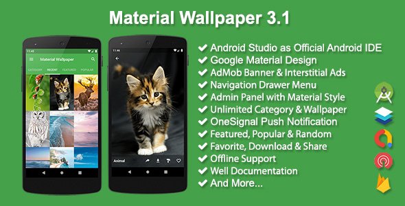 Material Wallpaper Android Code Market