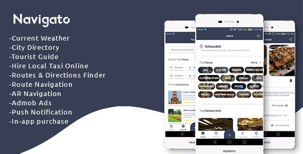 Navigato - City Directory + Tourist Guide + Navigation app icon
