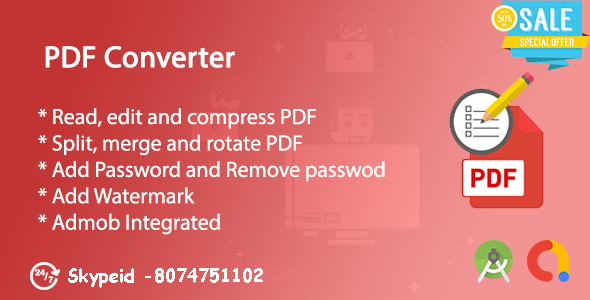 PDF Creator, PDF Converter & PDF Edit | Admob | FAN (Version 4.0) icon