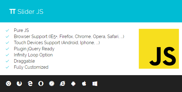 PI Slider JS - Responsive Slider Pure JS icon