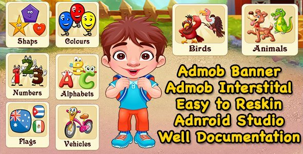Pre School Learning Game + Best Education Game + Admob + Ready For Publish icon