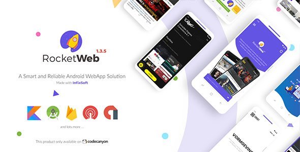 RocketWeb | Configurable Android WebView App Template icon