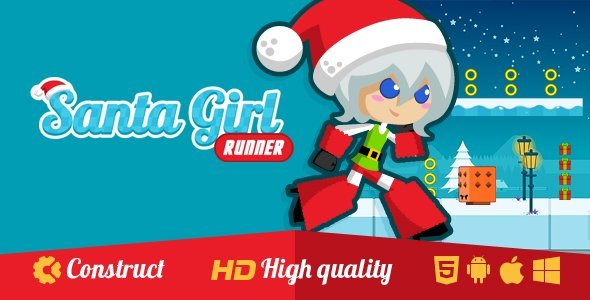 Santa Girl Runner icon