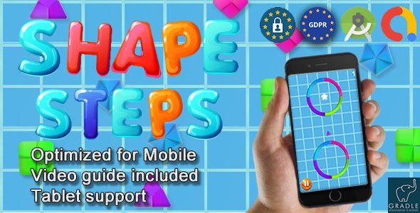 Shape Steps (Admob + GDPR + Android Studio) icon