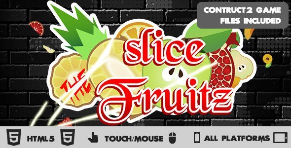 Slice the Fruitz HTML5 Construct 2 Game icon