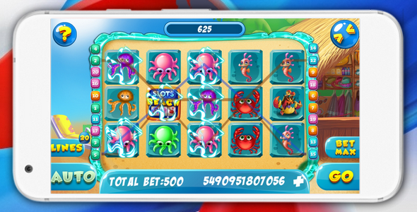 Slots Beach - html5 game, AdMob, slot machine 2018 icon