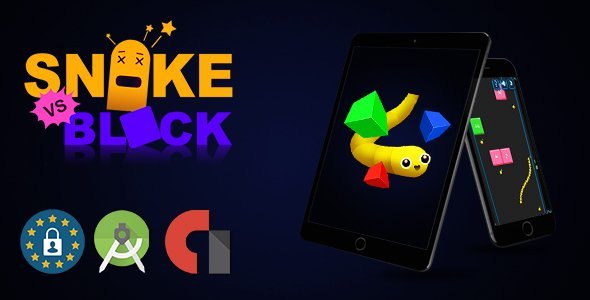 Snake vs Blocks (Admob + GDPR + Android Studio) Android Game Mobile App template