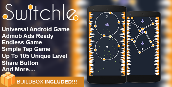 Switchle - Addictive Game Android Game Template Eclipse Project Android Game Mobile App template