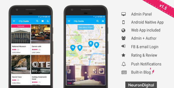 Ultimate City Guide App Template icon
