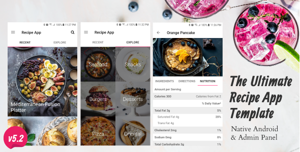 Ultimate Recipe App Template icon