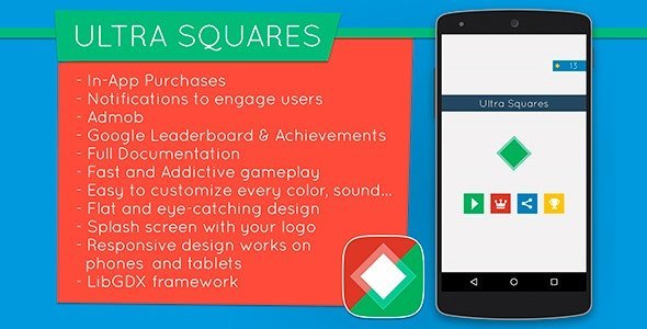 Ultra Squares - Highly Addictive Game Template icon
