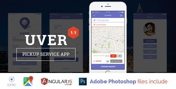 Uver - Deliver service template icon
