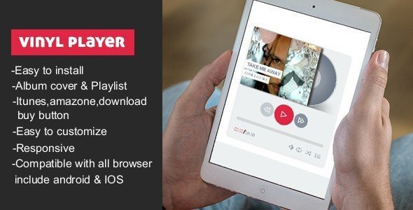 Vinyl Music Player With Playlist icon