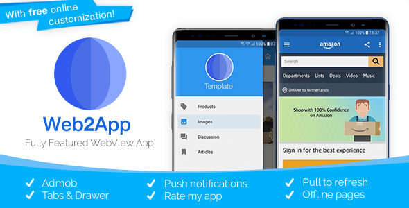 Web2App - Quickest Feature-Rich Android Webview icon