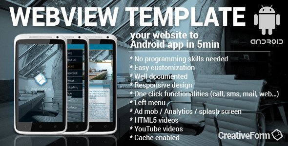 WebView Android Template App