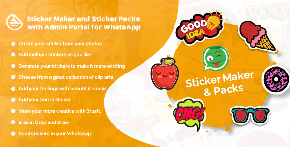 WhatsApp Sticker Maker with Admin Portal - WAStickerApps Android icon