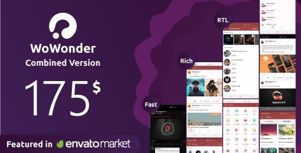 WoWonder Combined Chat Timeline And News Feed Application For WoWonder PHP script icon