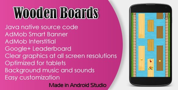 Wooden Boards Game with AdMob and Leaderboard icon