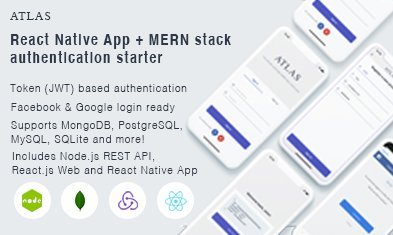 Atlas React native Developer Tools Mobile App template