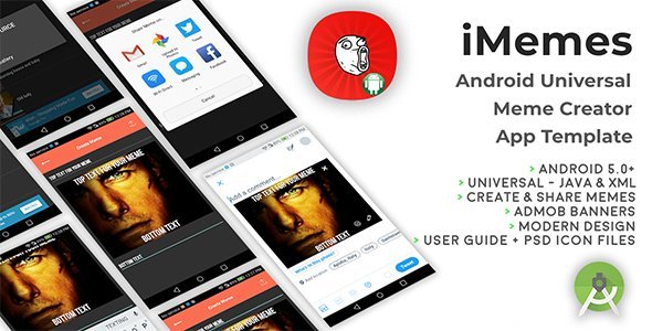 iMemes | Android Universal Meme Creator App Template