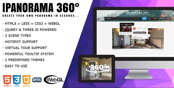 iPanorama 360° - jQuery Virtual Tour Builder icon