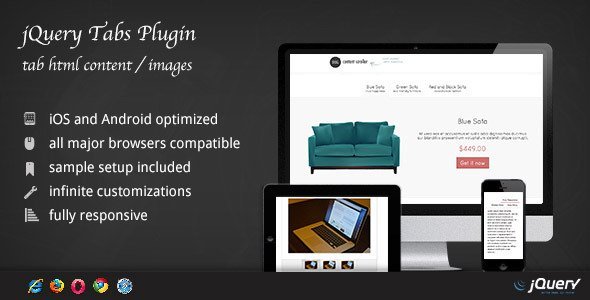 jQuery Tabs Plugin DZS