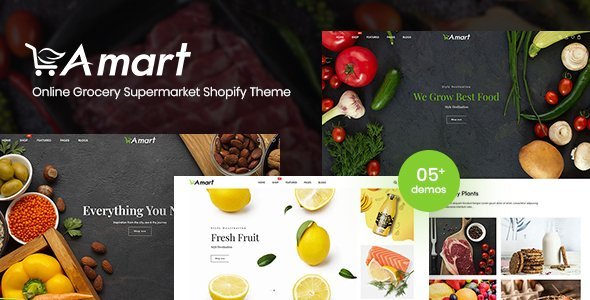 Amart - Online Grocery Supermarket Shopify Theme
