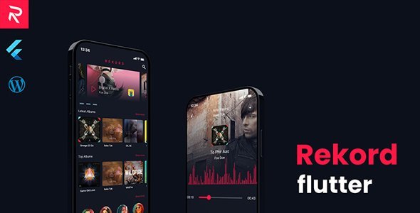 Rekord Flutter Music Application icon
