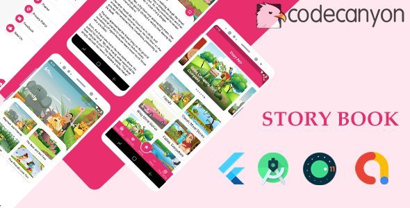 Story Book with admob ready to publish in flutter icon