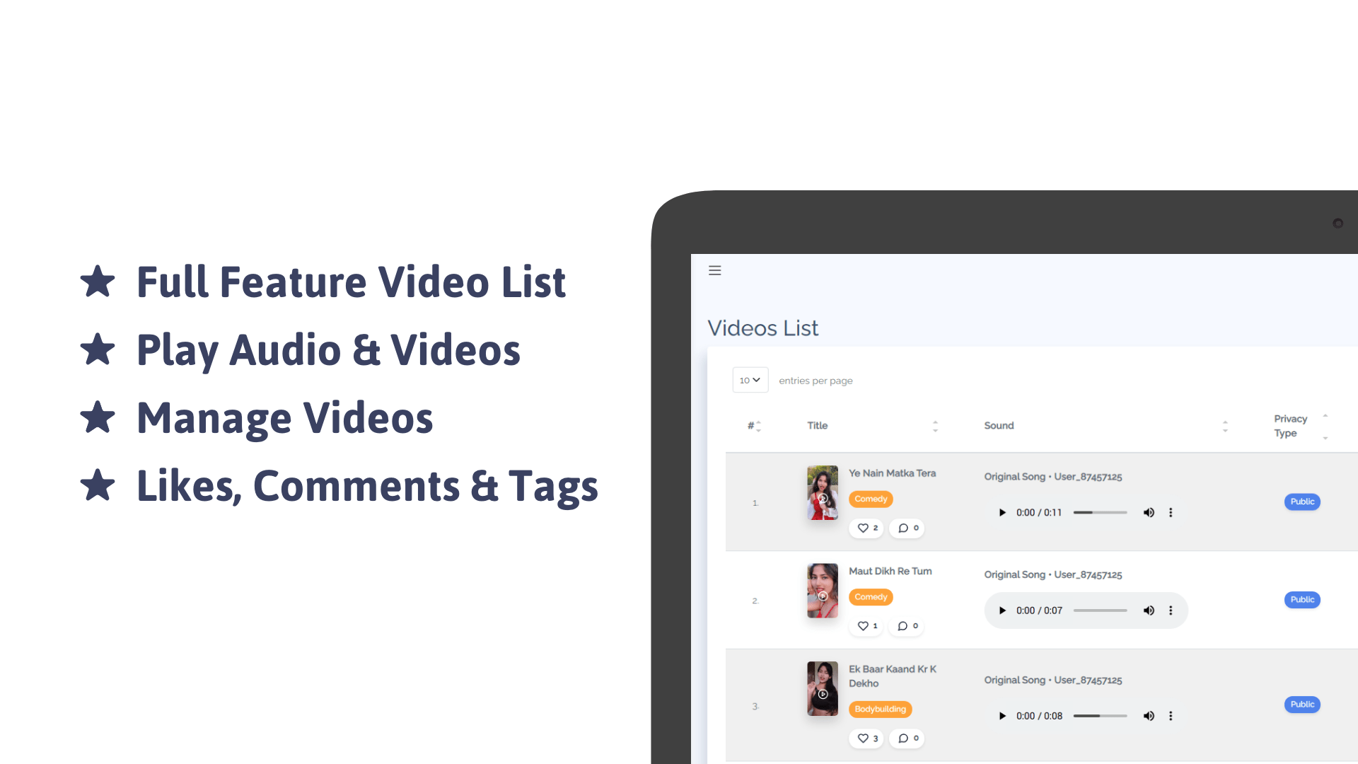 Shorty Short Video Making React Native App with Admin Panel - 14