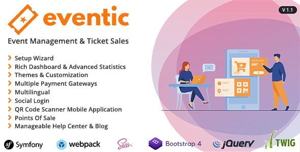 Eventic - Ticket Sales and Event Management System icon