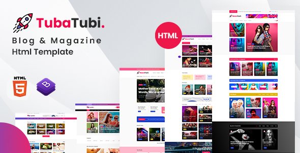 TubaTubi - Blog & Magazine Html Template icon