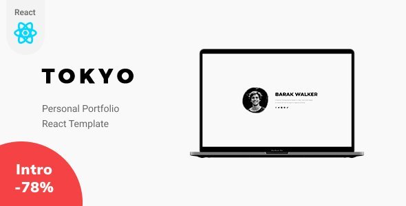 Tokyo - React Personal Portfolio Template